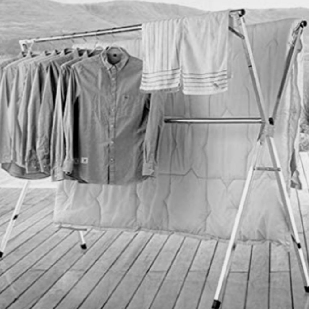 RELIANCER - CLOTHING DRYING RACK STAINLESS STEEL FOLDABLE HANGER